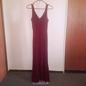 Vintage Betsy Johnson Velveteen Evening Gown